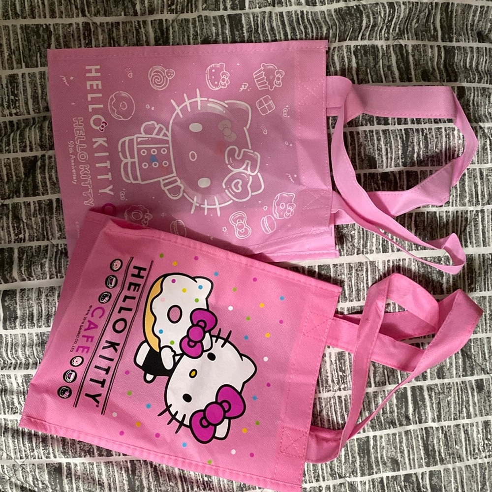Hello Kitty Cafe Tote Bags